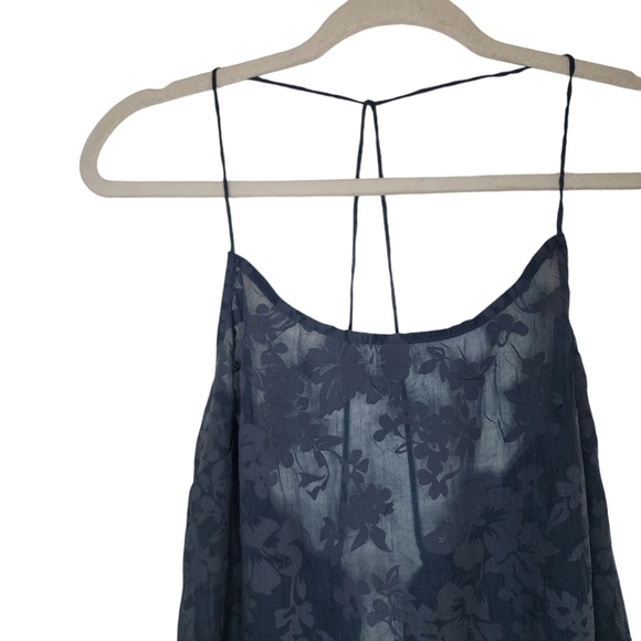 Madewell Floral Halter Cover-Up Sheer Midi Dress - Picture 6 of 9